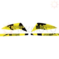 DIY 40th Anniversary Hand Guard Sticker for BMW R1250GS R1200GS ADV ป้ายตกแต่งตกแต่งรถจักรยานยนต์ ป้