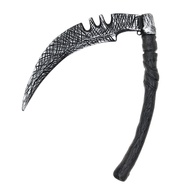 Halloween Plastic Weapon Sickle Prop for Boys Girls Adults Halloween Carnival Cosplay Decoration Kid