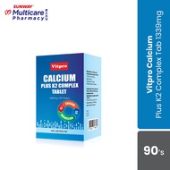 Vitpro Calcium + K2 Complex Tab 1339mg 90’s