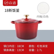 Mueller 6 Qt Enameled Cast Iron Dutch Oven Heavy-Duty Casserole Dish and Braiser Pan with Lid and St