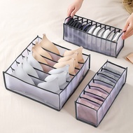 1Pc Closet Organizer for Socks Home Separated Underwear Storage Box 6/711/ Grids Bra Organizer Foldable Drawer Organizer