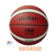 Basketball MOLTEN BG4500 (SIZE:6) B6G4500 Free Carry Net & Needle