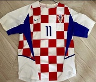 克羅地亞國家隊02 Bokšić  波錫球衣波衫二手中碼 M