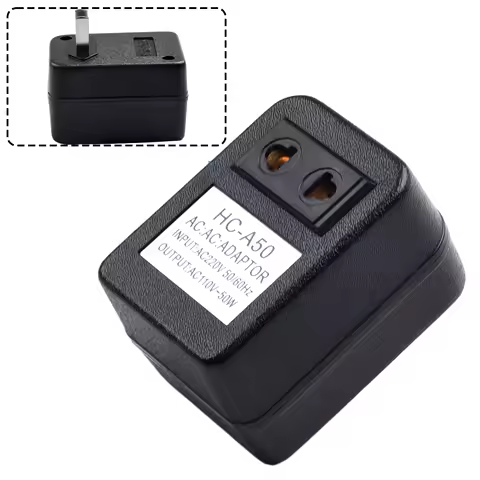 Voltage Converter with Complete Protection StepDown Transformer Travel Adapter 50W AC 220V to 110V11