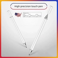 High precision 2-in-1 capacity touch pen for mobile phones and tablet stylus pen