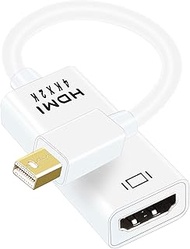 Pasow Mini DisplayPort to HDMI Adapter, Mini DP Thunderbolt to HDMI Converter 4K Compatible for MacB