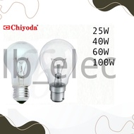 Chiyoda E27 B22  BIG  BULB 25W 40W 60W  100W Clear Bulb