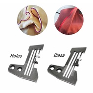 E800/737 TAPAK HALUS /BIASA UNTUK MESIN JAHIT TEPI INDUSTRI // NEEDLE PLATE E800/737 FOR INDUSTRIAL 