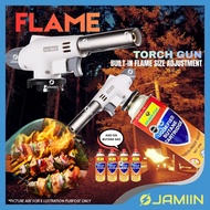 Flame Gun Camping gas with Butane Gas,Welding torch Lighter gun Gas Burner Torch Gun Portable gas re