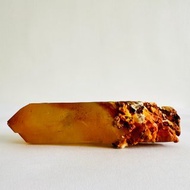 黃金喜馬拉雅山水晶13 原礦礦標 風水磁場 高能量水晶柱 黃皮水晶