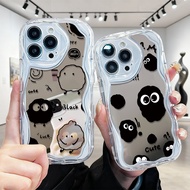 HP Casing Silicone Rearview Mirrorhp for OPPO A15 A16K A17 A31 A38 A39 A3X A5 A53 A54 A55 A57 A58 A6