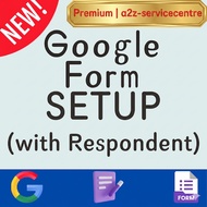 [🔥PACKAGE🔥] GOOGLE FORM SETUP with RESPONDENT |  Google Form | Best Service | Google Survey Form | S
