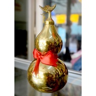 Bronze feng shui gourd