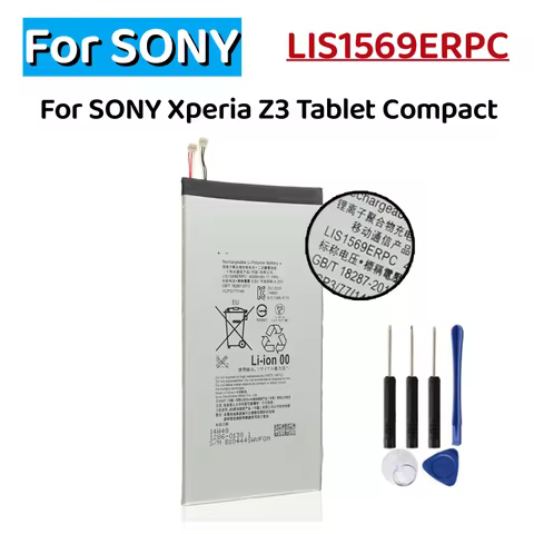 LIS1569ERPC Battery For SONY Xperia Z3 Tablet Compact LIS1569ERPC 4500mAh Tablet Replacement Battery