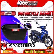 BKP SM Sport 110R Motorcycle Basket Plastic Quality SM Sport 110R Bakul PVC Raga Motor Motorsikal be