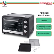 Pensonic PEO-2511 Table Top 25L Electric Oven 1500W - PEO2511