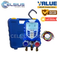 VALUE Digital Manifold Gauge VDG-1 (R11 R123 R404A R410A R600A R507A R12 R22 R406A R426A R417A R32 R