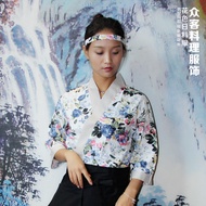 Izakaya Uniforms Work Clothes Overalls Japanese Cuisine Chef Clothes Kimono Japanese Sushi Clothes T