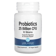 Now Probiotic 10 (25 Billion CFU) 10 Probiotic Strains - 50 Veggie Caps