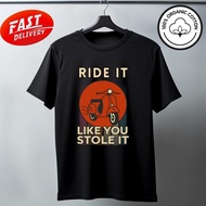Funny Vespa T-Shirt - Ride It Like You Stole It Tee - Funny Vintage Scooter T-Shirt - Gift For Biker