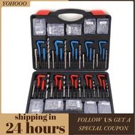 yohooo Xiuganpo 261PCS Thread Repair Kit  Helicoid Restoring Rethread with Drill Bit Tap SAE Metric 