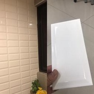 磁磚亮面白色 10*20cm(100*200m)壁磚 設計款 台灣製