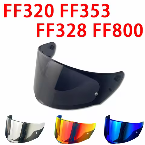 Visors for FF320 Stream FF353 Rapid FF328 FF800 Shield Pin Motorcycle Helmet Replace Extra Lens Blac