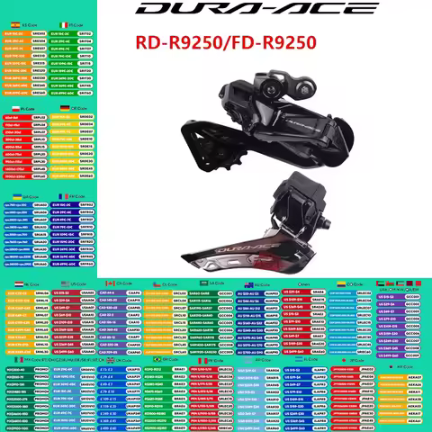 SHIMANO DURA-ACE Di2 R9200 Series RD-R9250/FD-R9250 12s Front Derailleur SHADOW Rear Derailleur For 