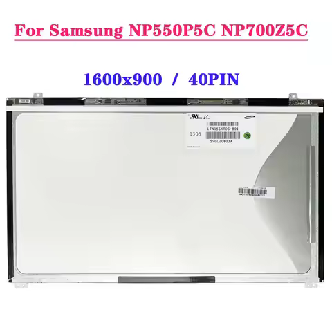 15.6" Laptop LCD Screen LTN156KT06-801 LTN156KT06-803 LTN156KT06-B01 LTN156KT06-855 For Samsung NP55