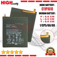 Baterai Battery HQ ASUS C11P1618 Batre Zenfone 5Q - 5Q Lite ZC600KL X017D X017DA