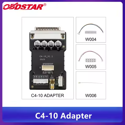 OBDSTAR BDM/ JTAG Data Read/ Write C4-10 Adapter Kit Work with X300 CLASSIC G3,DC706,ECU MASTER