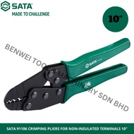 CRIMPING PLIERS / SATA 91106 CRIMPING PLIERS FOR NON-INSULATED TERMINALS 10" / CRIMPING TOOLS