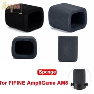 ECYOU 1pcs Mic Windscreen Cover, Replacement Sponge Microphone Muff, Professional Noise Reduction Wi