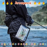 ARROGANCED Bait Storage Bag, A6 Partitioned Fake Bait Bag, Luya Transparent Waterproof PVC Fishing S