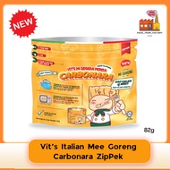 (NEW 2025) ZipPek Vit’s Italian Mi Goreng Perisa Carbonara 82g ( Travel pack with 4mins cook in pack