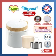 Toyomi 0.8L Low Carb Micro-Com Rice Cooker [RC 2090LC]