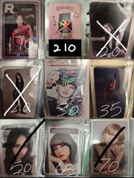 出BLACKPINK Lisa小卡 Jennie Rosé Jisoo 小卡 Kpop Cards Blackpink Cards