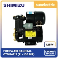 Shimizu PL-138 Pompa Air Dangkal (125 W) Daya Hisap 9 Meter Otomatis