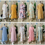 Terbatas Midi Dress Rayon / Midi Dress Katun / Midi Dress Muslim /