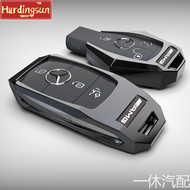 Hardingsun เคสกุญแจรถอัลลอยสังกะสีสำหรับ Benz,เคสกุญแจโลหะ W213 C260L AMG E200ซีรีส์ S คลาสเกิ้ลเคสพวงกุญแจมีดพับ