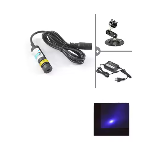 405nm 20 -300mW Blue violet Point sight Laser Module Head Glass Lens Focusable Industrial Class with