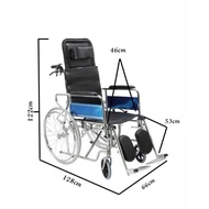 Reclining Wheelchair Highback Foldable ( Order Now Drop Tomorrow )