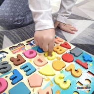 WOODEN  BLOCK ABC,123 & GAMBAR