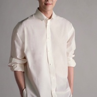 era-won เสื้อเชิ้ตคอปก แขนยาว ทรง Oversize รุ่น SHIRT Oversize สี white cream