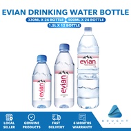 Evian Drinking Water Bottle 330ml x 24 / 500ml x 24 / 1.5L x 12