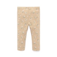 澳洲Purebaby有機棉女童長褲12M~5T 碎花羅紋