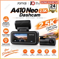 70mai A410 Neo Dashcam 2.5K + HDR | Dual Channel | Built-in GPS | Super Night Vision | Supercapacito