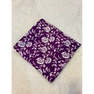 kain pasang bunga cantik satin emboss***