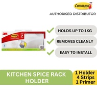 3M Command Kitchen Accessories - Spice Rack Holder (With Primer) 17657D