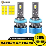 Car LED Headlights Modified With Super Bright Spotlight Bulb H4 High and Low Beams H11 Headlights H7